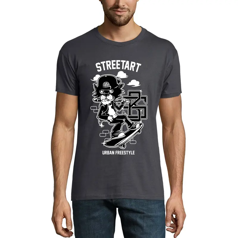 Ultrabasic Men's Novelty T-Shirt Streetart Urban Freestyle - Funny Graphic Tee Shirt 1