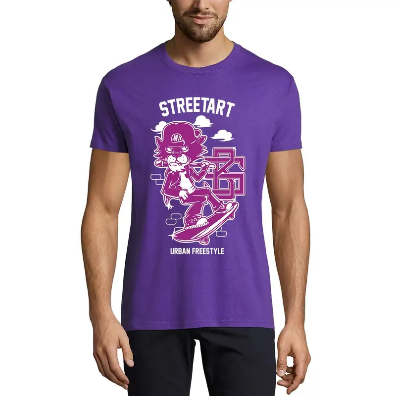 Ultrabasic Men's Novelty T-Shirt Streetart Urban Freestyle - Funny Graphic Tee Shirt 1