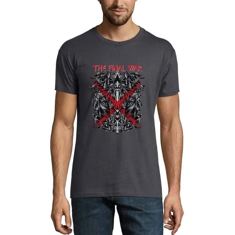 Ultrabasic Men's Novelty T-Shirt The Final War - Scary Short Sleeve Tee Shirt 1