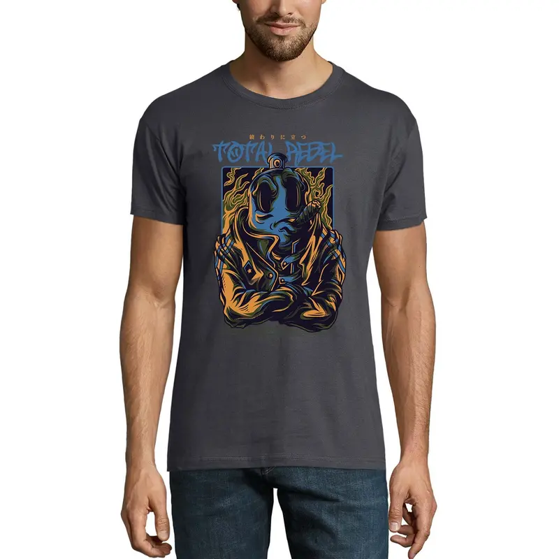 Ultrabasic Men's Novelty T-Shirt Total Rebel - Scary Monster Shirt 1