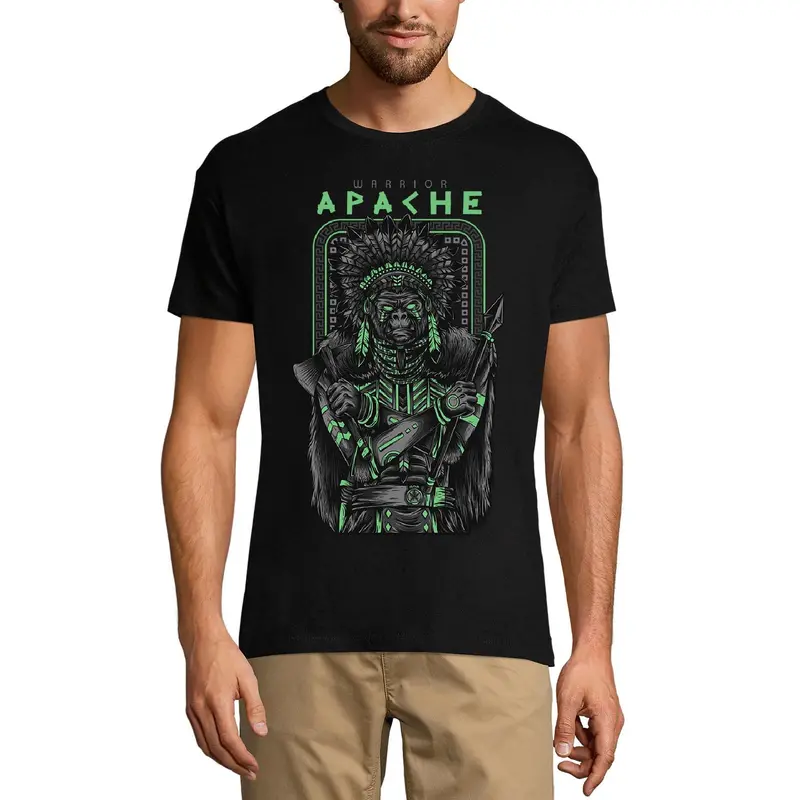 Ultrabasic Men's Novelty T-Shirt Warrior Apache Tee Shirt 1