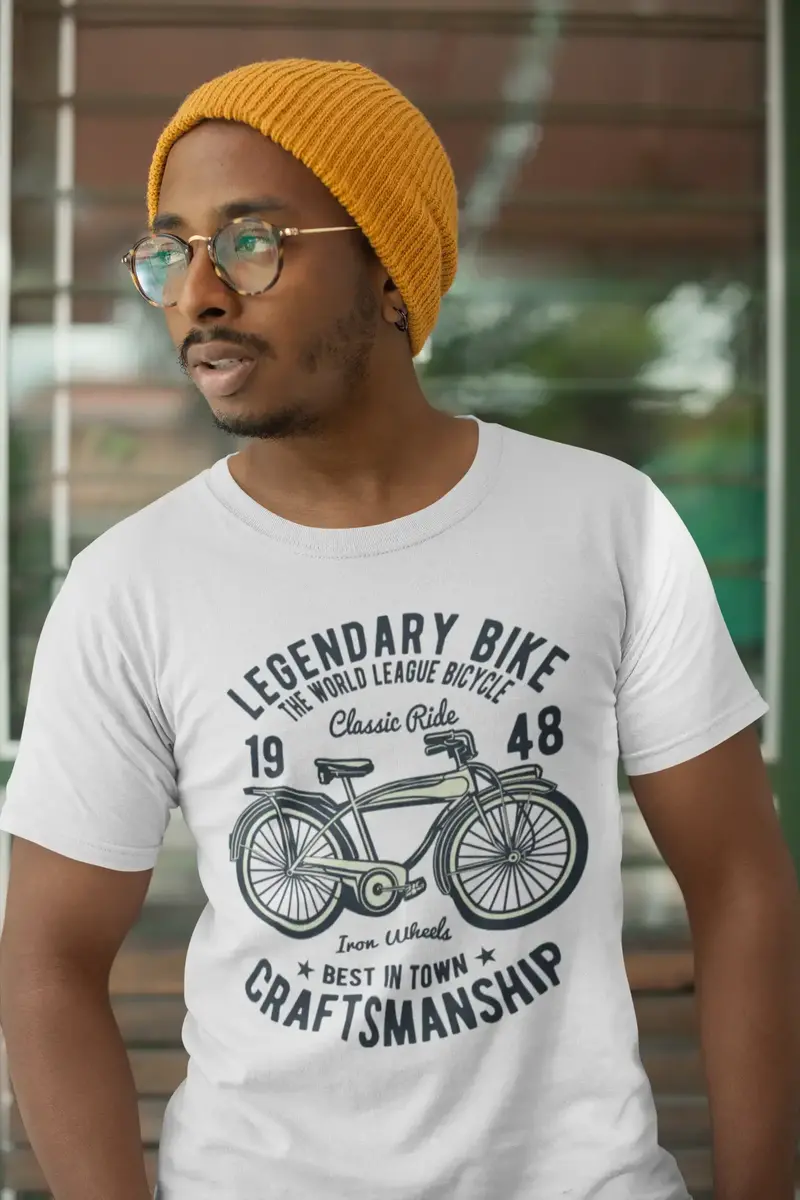 Ultrabasic Men's Sport T-Shirt Legendary Bike - Classic Ride Bicycle Shirt For Men 1