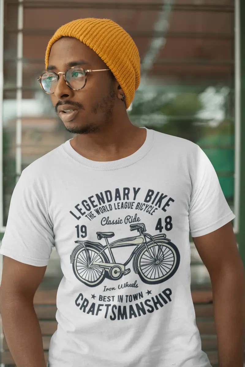 Ultrabasic Men's Sport T-Shirt Legendary Bike - Classic Ride Bicycle Shirt For Men 2