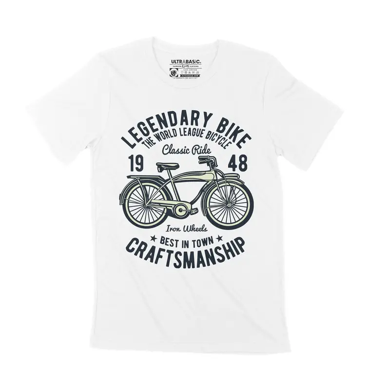 Ultrabasic Men's Sport T-Shirt Legendary Bike - Classic Ride Bicycle Shirt For Men 3