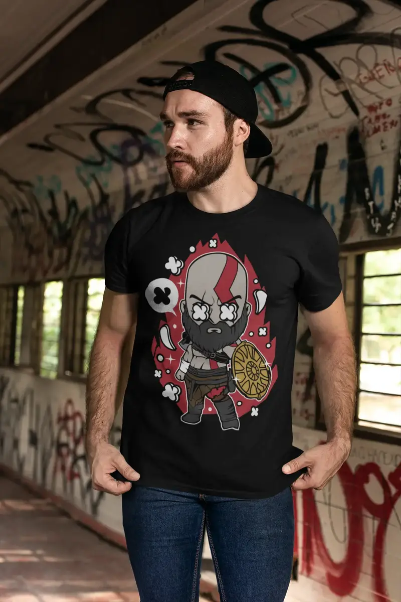 Ultrabasic Men's T-Shirt Action - Adventure Character - Vintage Shirt - Graphic 1