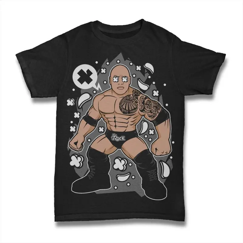 Ultrabasic Men's T-Shirt American Actor - The Rock - Us Novelty Shirt For Men 1