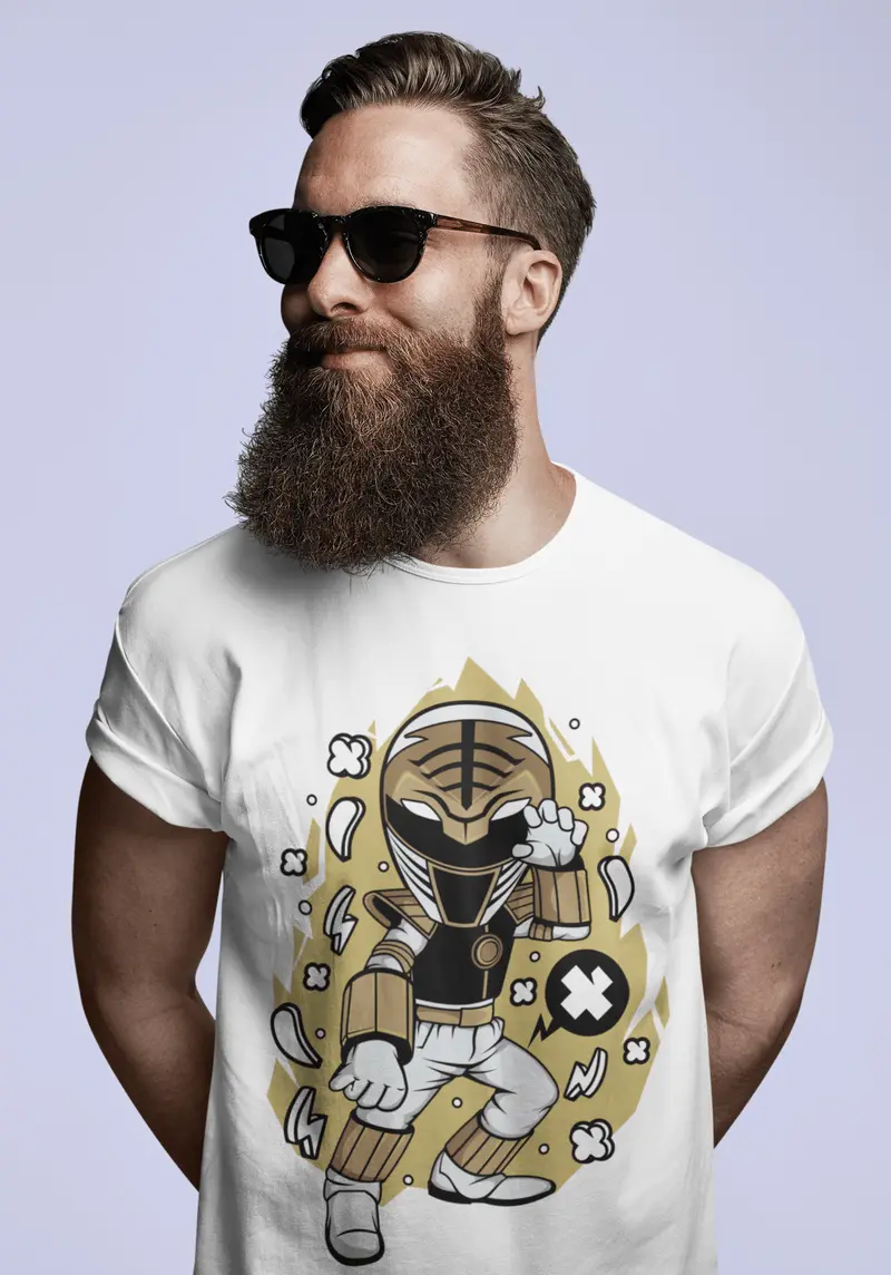 Ultrabasic Men's T-Shirt American Character - Action Superhero Shirt - Anime 1