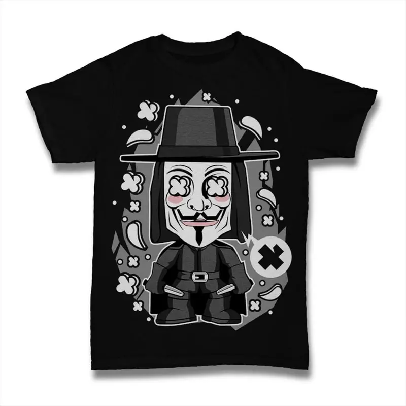 Ultrabasic Men's T-Shirt Anonymous Shirt For Men - Horror Action Movie 2
