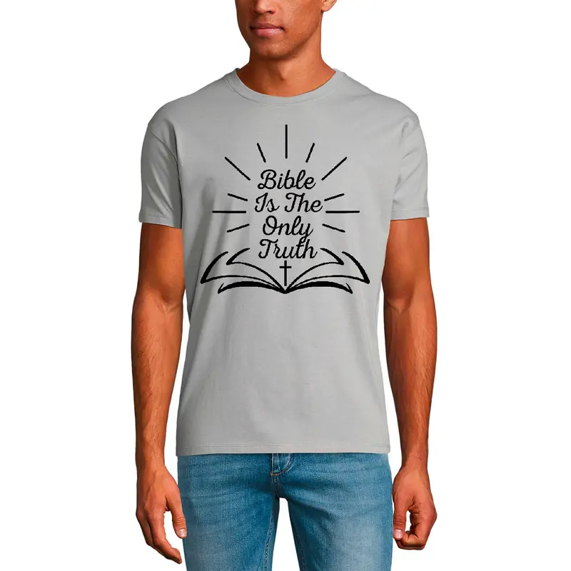 Ultrabasic Men's T-Shirt Bible Is The Only Truth - Bible Religious Shirt 3