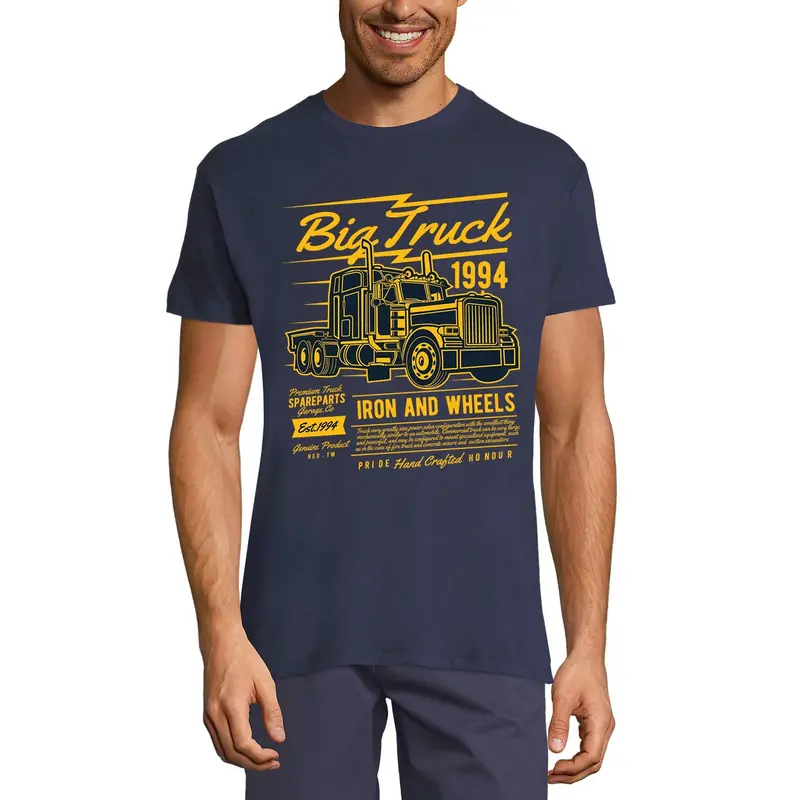 Ultrabasic Men's T-Shirt Big Truck Since 1994 - Shirt For Truck Drivers 2