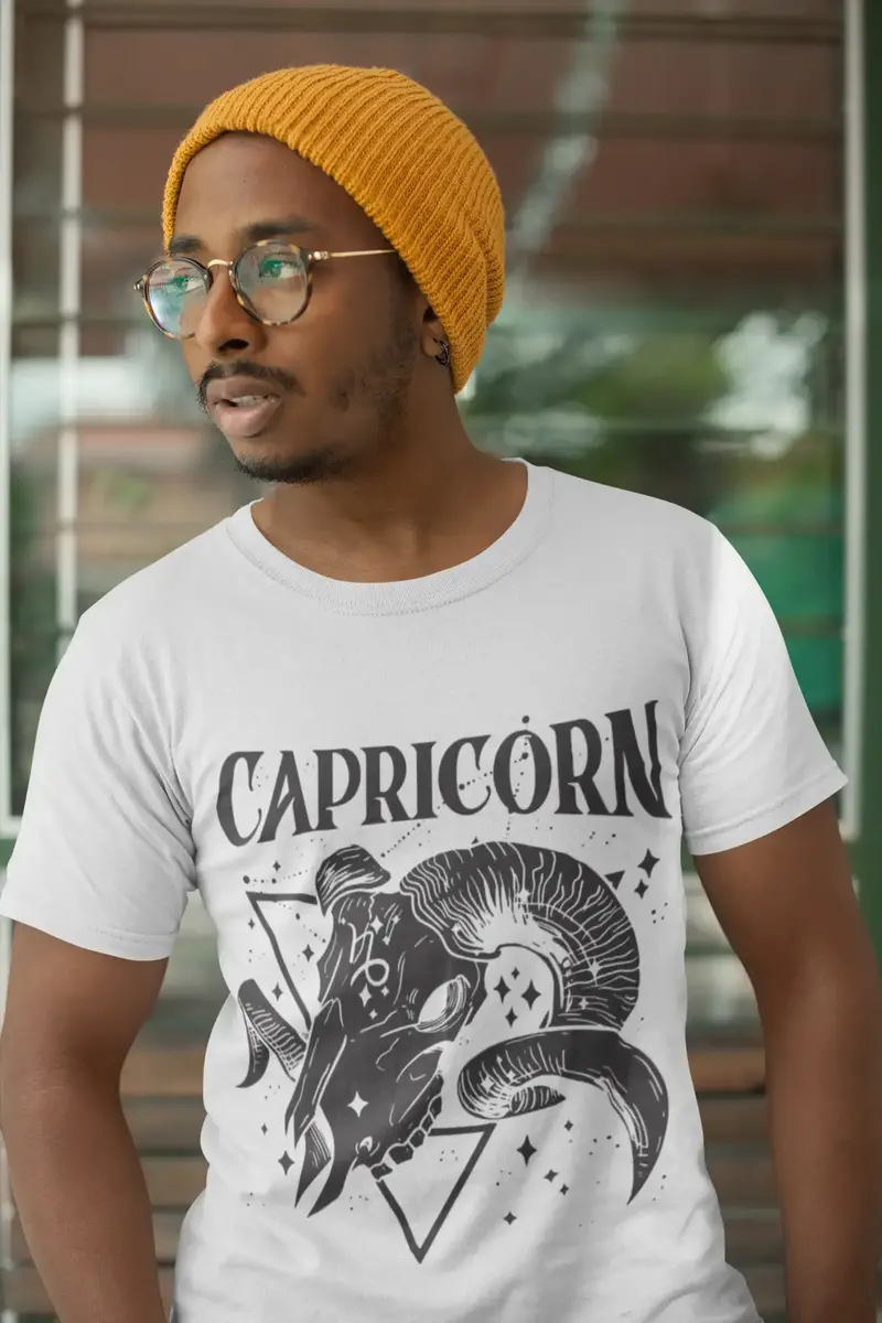 Ultrabasic Men's T-Shirt - Capricorn - Astrology Horoscope - Zodiac Sign Shirt 1