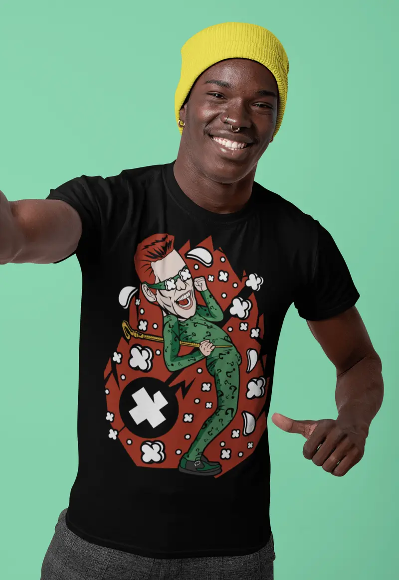Ultrabasic Men's T-Shirt Comic Fictional Shirt - Super Villain Character 1