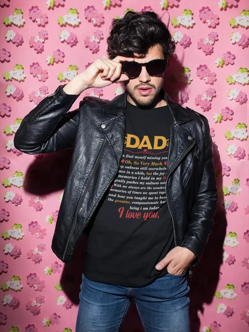 Ultrabasic Men's T-Shirt Dad I Love You - Emotional Quote - Graphic Apparel 1