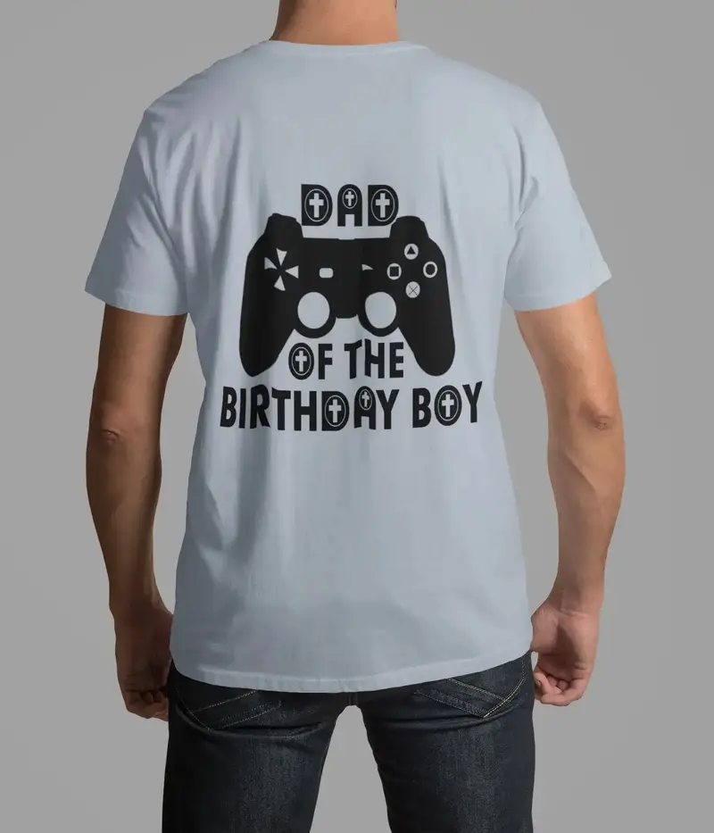 Ultrabasic Men's T-Shirt Dad Of The Birthday Boy - Gaming Shirt For Player 1