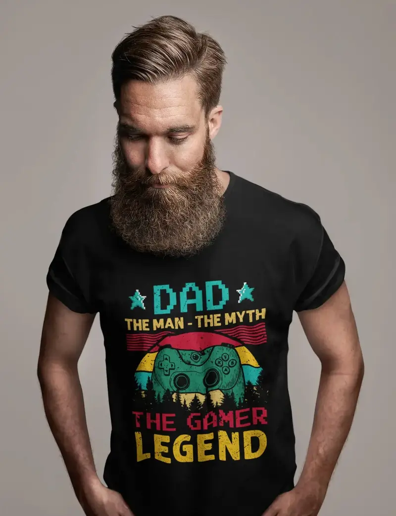 Ultrabasic Men's T-Shirt Dad The Gamer Legend - Dad Gamers - Gift For Father's Day 1