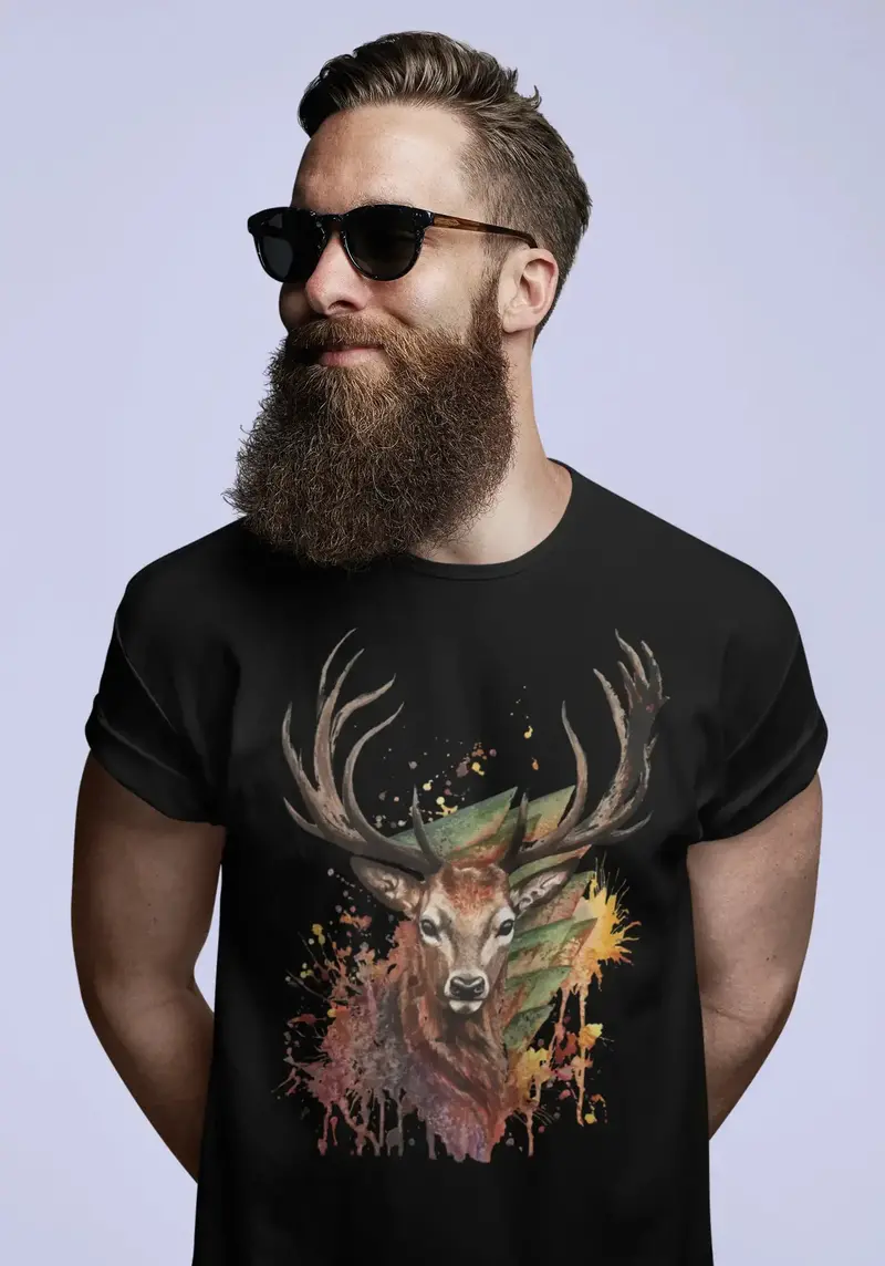 Ultrabasic Men's T-Shirt Deer And Hunting - Hunter Tee Shirt 1