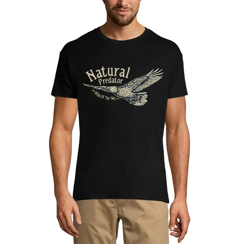 Ultrabasic Men's T-Shirt Eagle King Of The Sky - Natural Predator Animal Shirt 1