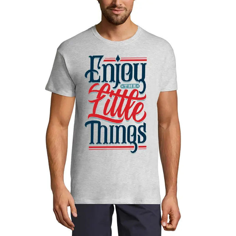 Ultrabasic Men's T-Shirt Enjoy The Little Things - Short Sleeve Tee Shirt 1