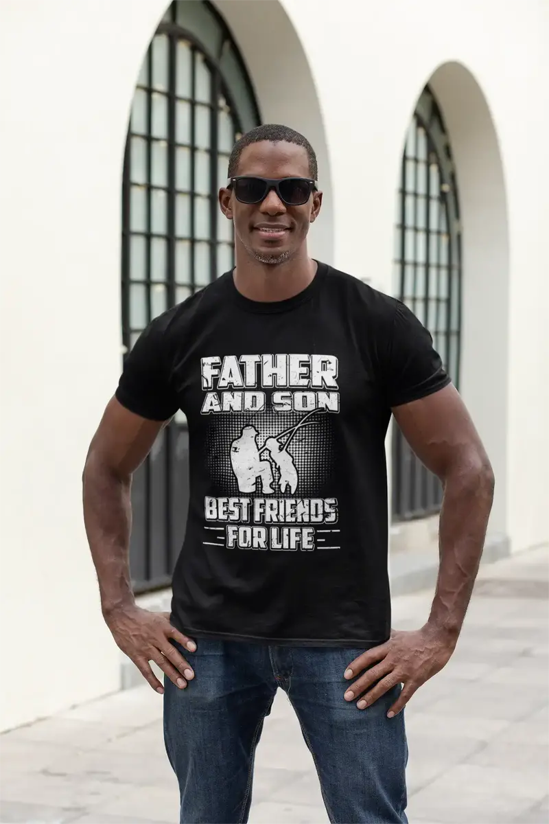 Ultrabasic Men's T-Shirt Father And Son Best Friends For Life Tee Shirt 1