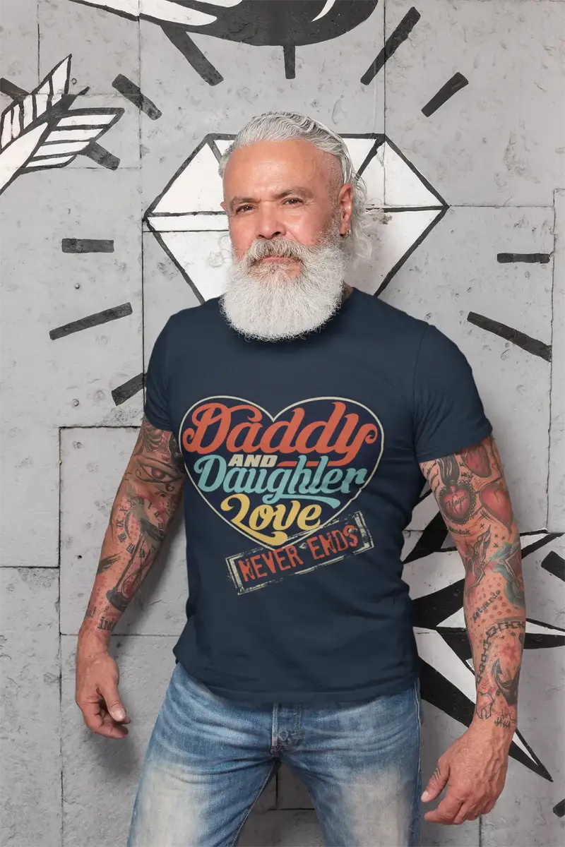 Ultrabasic Men's T-Shirt Father's Day Birthday Gift Daddy's Girl Vintage Shirt Short Sleeve Tee 1