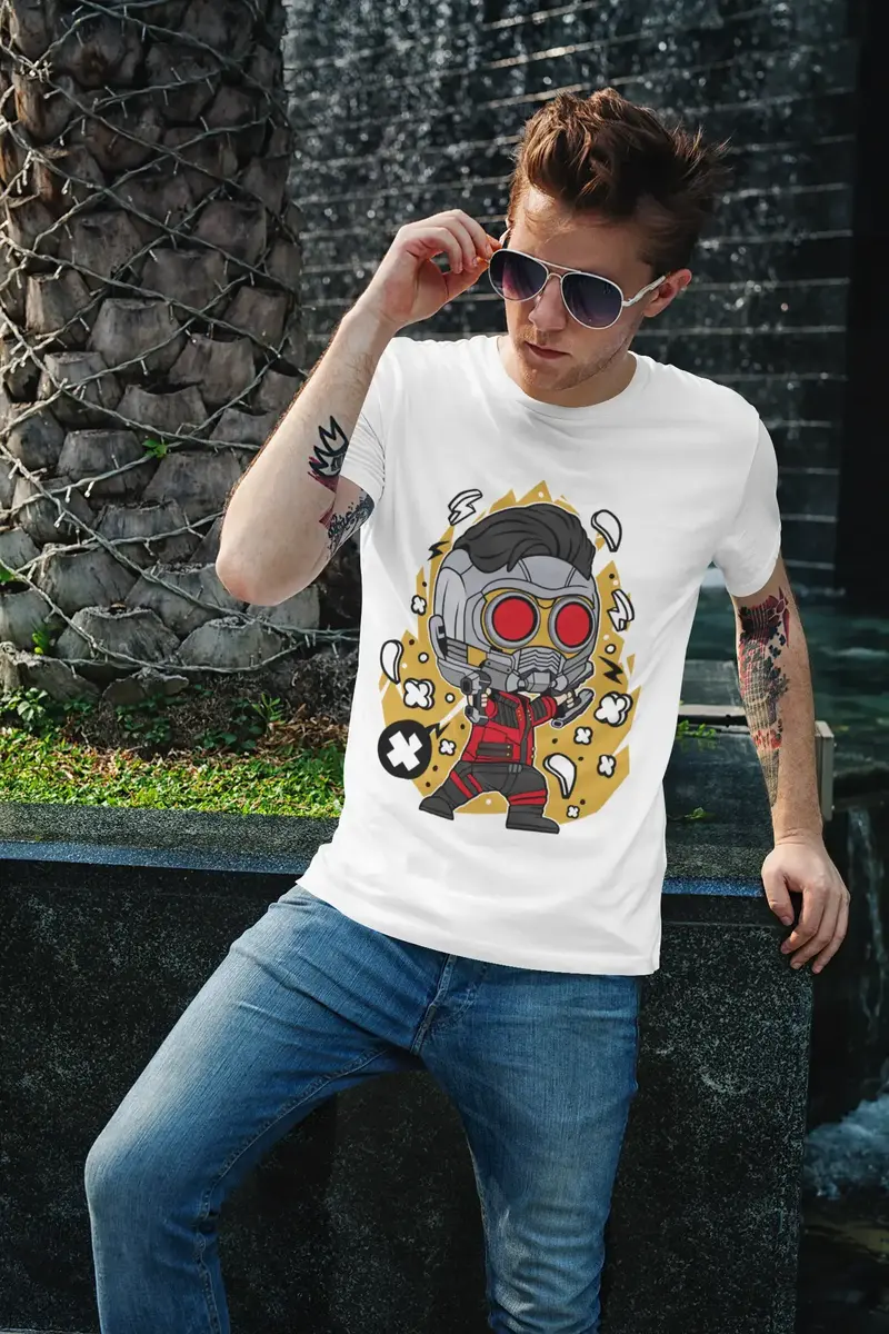 Ultrabasic Men's T-Shirt Fictional Superhero In American Comic Books - Vintage 1