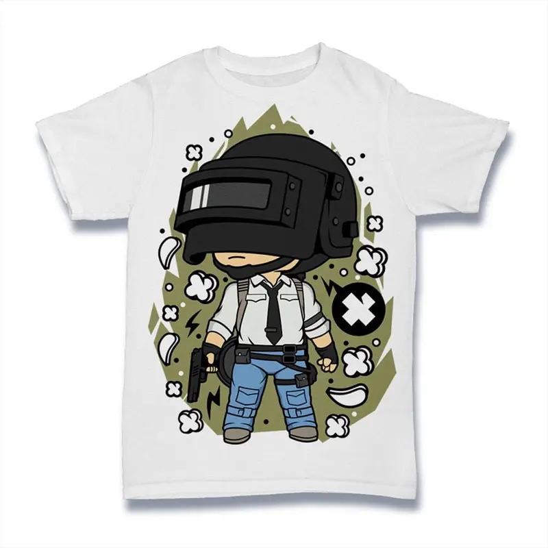 Ultrabasic Men's T-Shirt Game Shirt For Men - Multiplayer Battle Game - Vintage 3