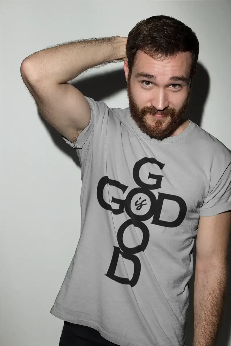 Ultrabasic Men's T-Shirt Good God - Jesus Christ Bible Religious Shirt 1