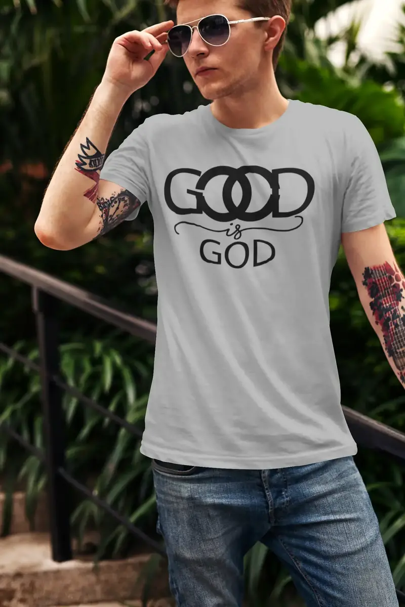 Ultrabasic Men's T-Shirt Good Is God - Bible Christian Religious Shirt 1