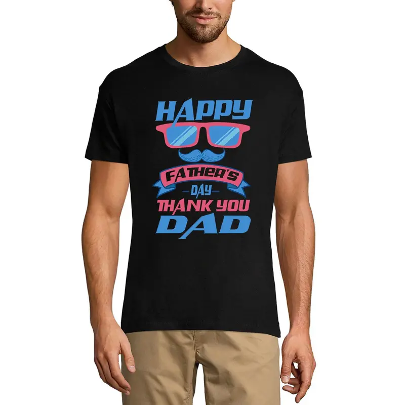 Ultrabasic Men's T-Shirt Happy Father's Day Thank You Dad - Motivational Quote 1