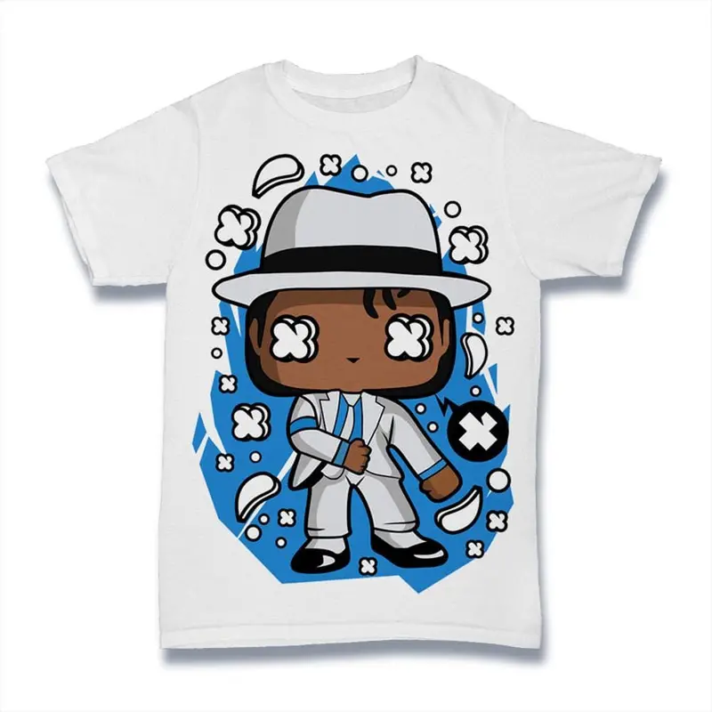 Ultrabasic Men's T-Shirt King Of Pop - American Singer - Moonwalk Dancer 1
