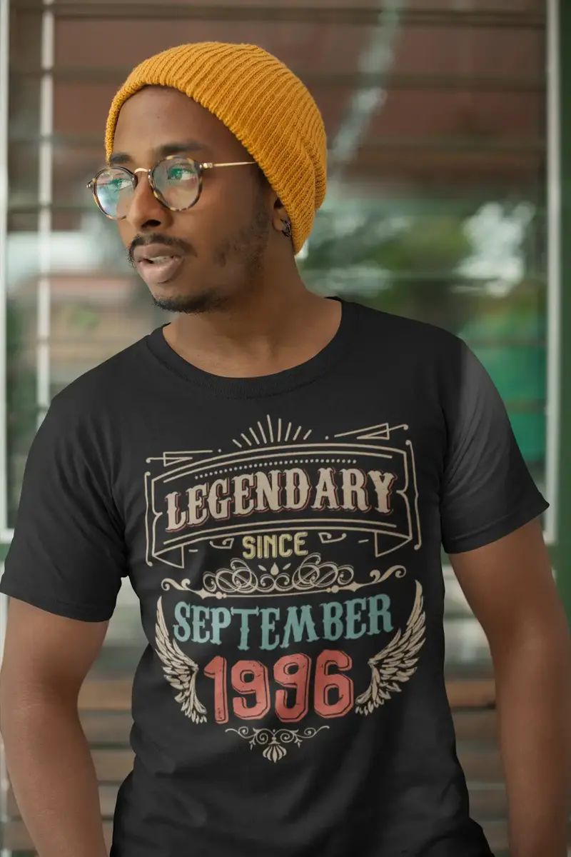 Ultrabasic Men's T-Shirt Legendary Since September 1996 25 - Gift For 25Th Birthday Tee Shirt 1