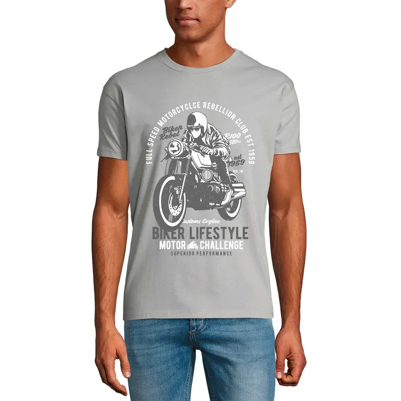 Ultrabasic Men's T-Shirt Motorcycle Rebellion Club 1959 - Motor Biker Lifestyle Tee Shirt 1