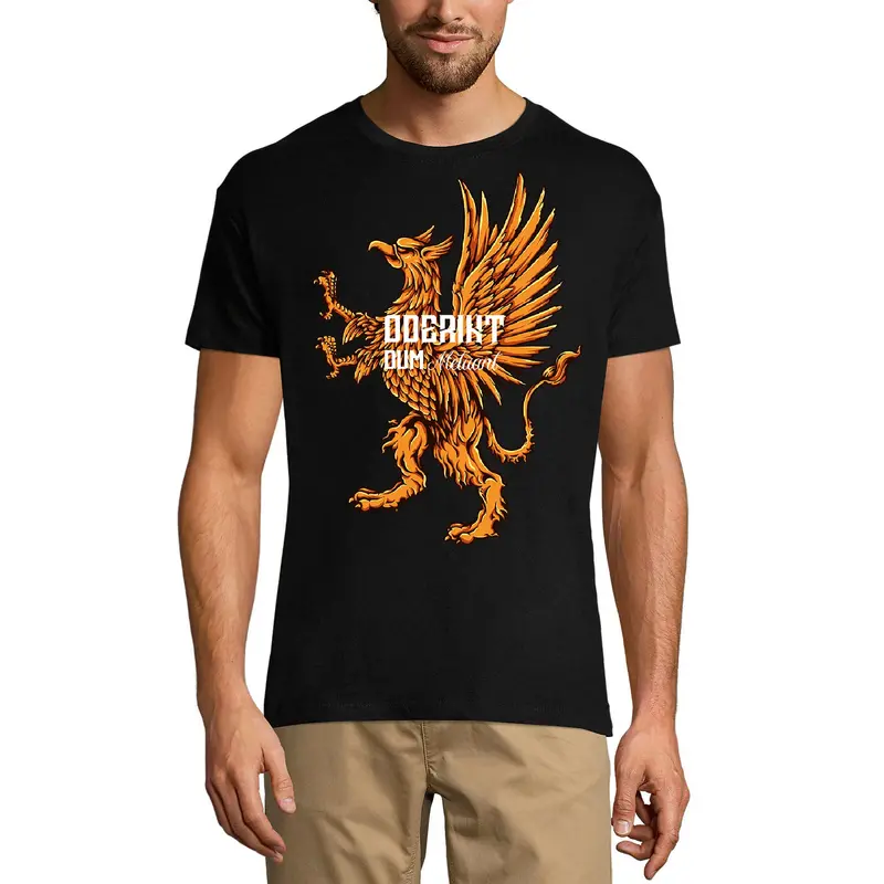 Ultrabasic Men's T-Shirt Oderint Dum Metuant - Let Them Hate, So Long As They Fear - Quote Shirt 1