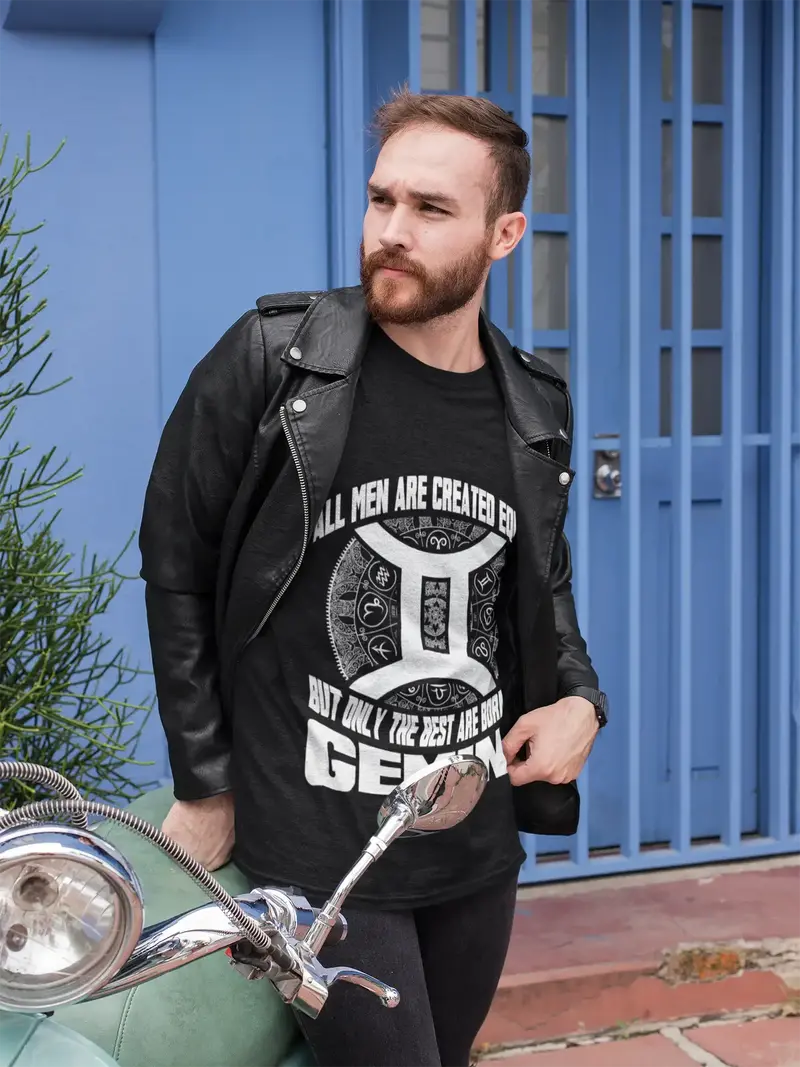 Ultrabasic Men's T-Shirt Only The Best Are Born As Gemini - Birthday Zodiac Shirt 1