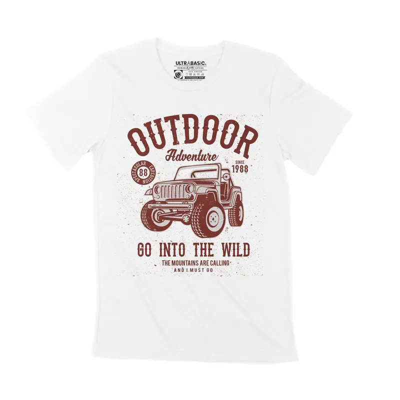 Ultrabasic Men's T-Shirt Outdoor Adventure Since 1988 - Mountains Are Calling Wild Tee Shirt 3