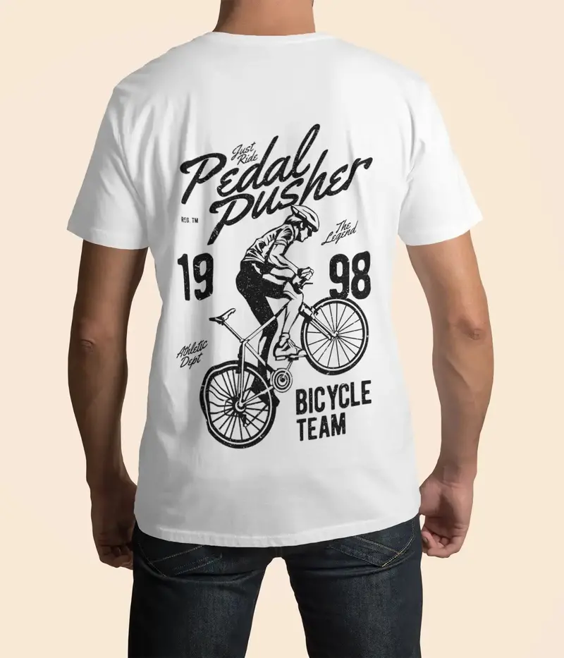 Ultrabasic Men's T-Shirt Pedal Pusher The Legend 1998 - Bicycle Racing Team 1