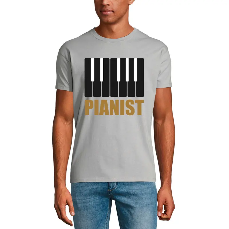 Ultrabasic Men's T-Shirt Pianist - Funny Piano Birthday Shirt For Men 1