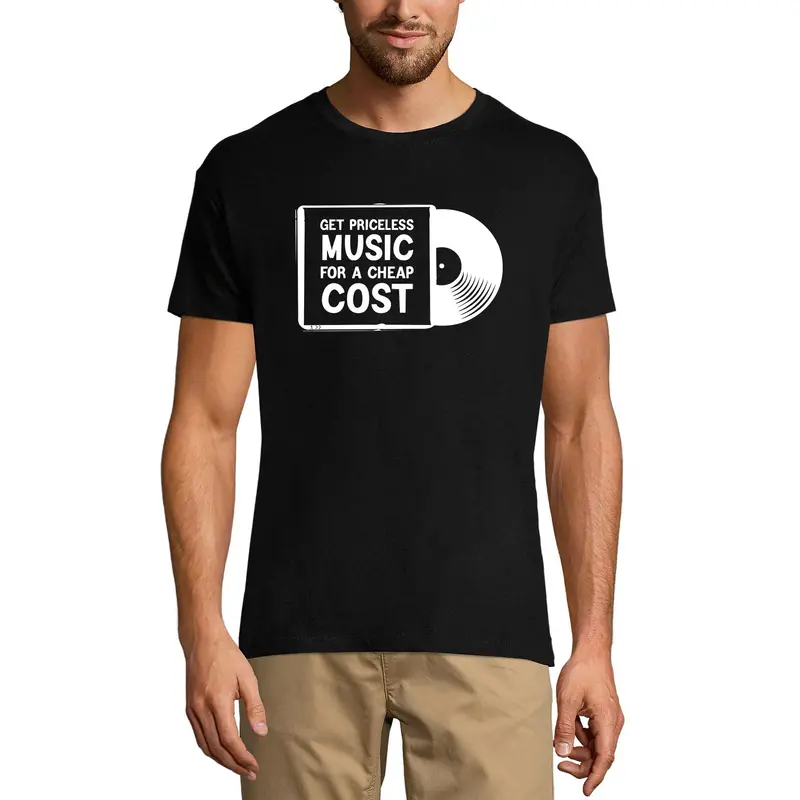 Ultrabasic Men's T-Shirt Priceless Music For A Cheap Cost - Shirt For Men 1