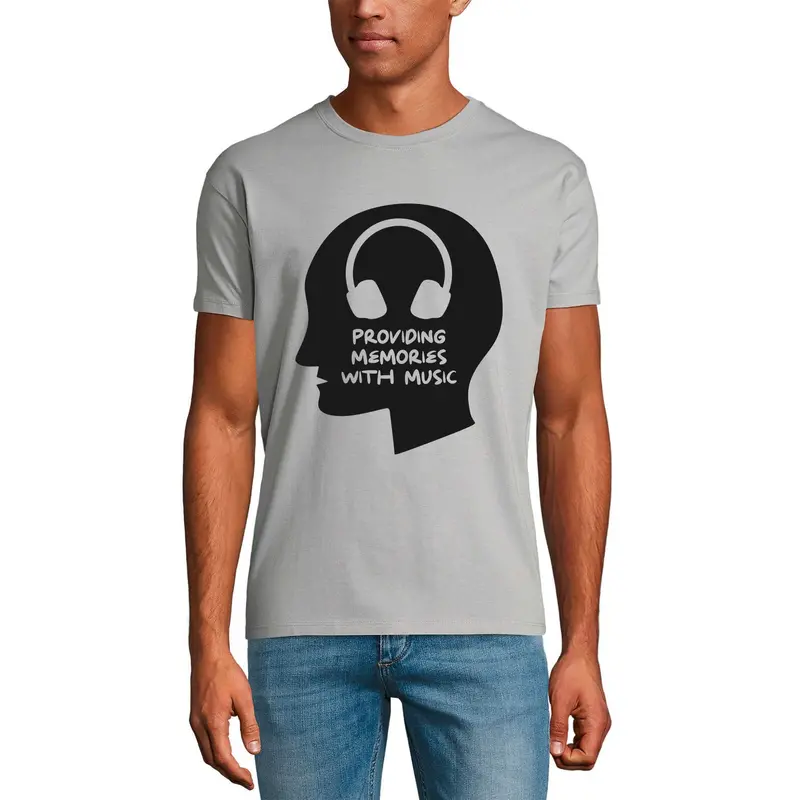 Ultrabasic Men's T-Shirt Providing Memories With Music - Funny Shirt For Musician 1