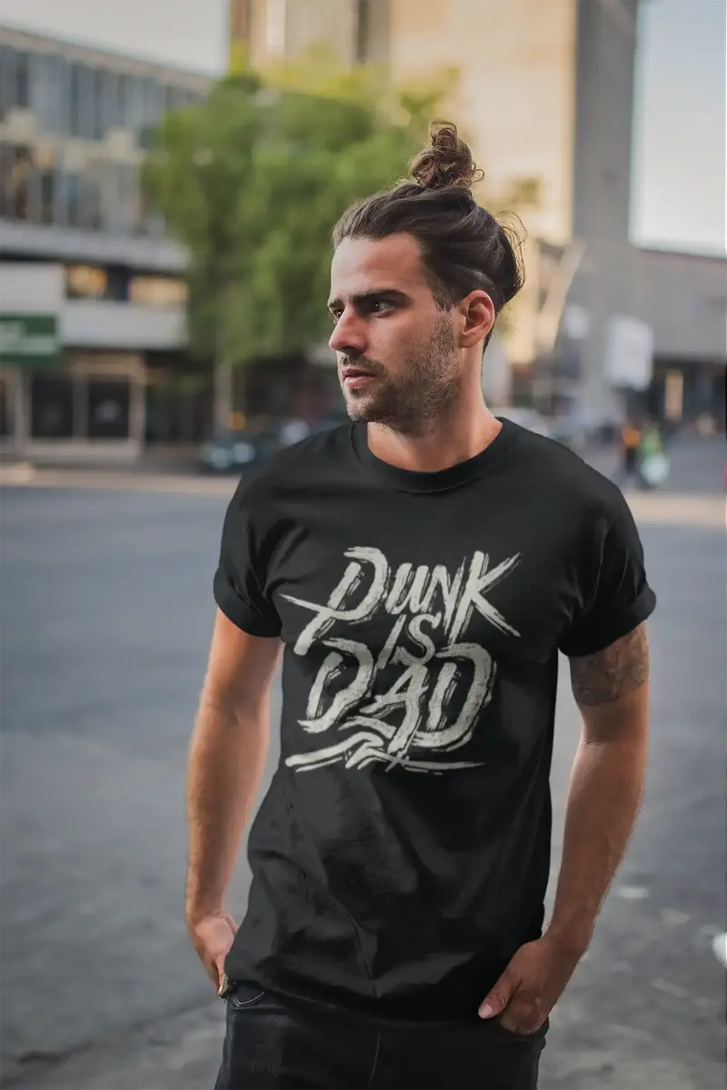 Ultrabasic Men's T-Shirt Punk Is Dad Father's Day Music Rock Vintage Casual Gift 1
