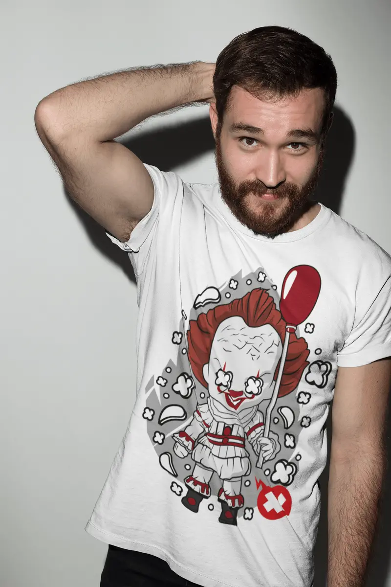 Ultrabasic Men's T-Shirt Scary Clown - American Horror Novel - Movie Shirt 1