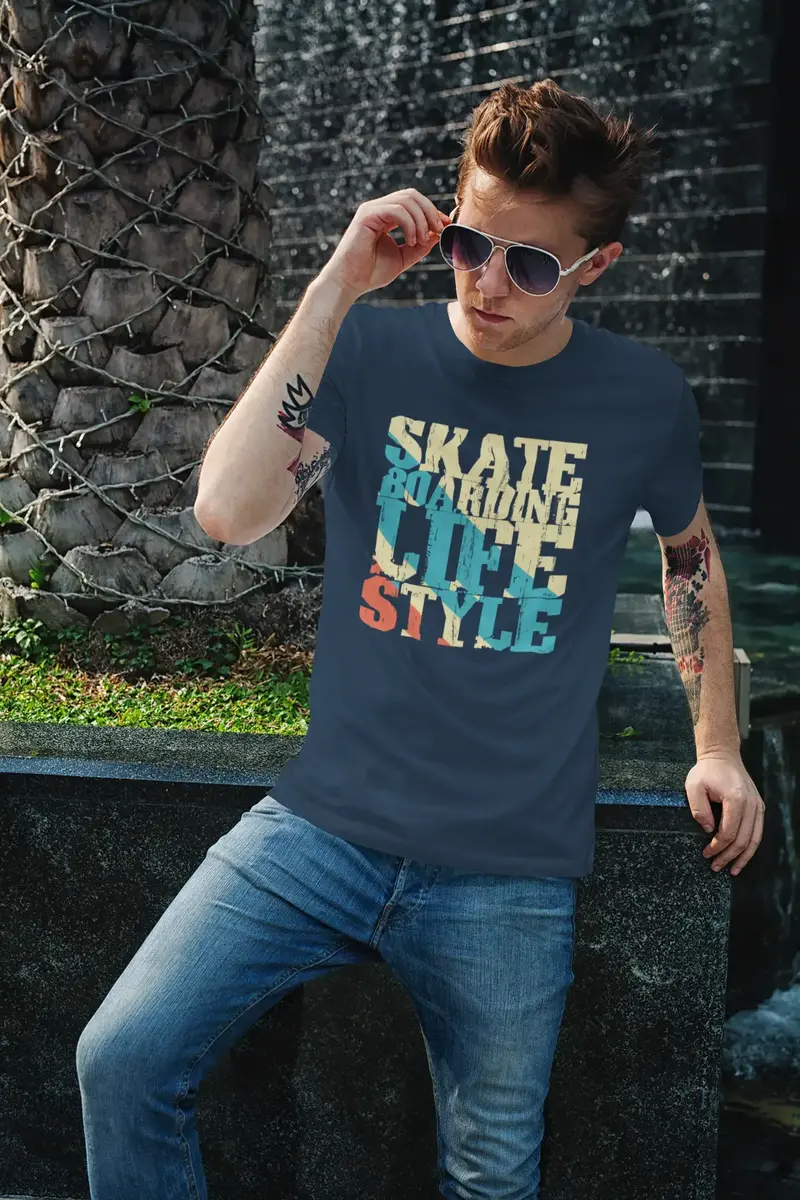 Ultrabasic Men's T-Shirt Skate Boarding Life Style - Skating Tee Shirt 1