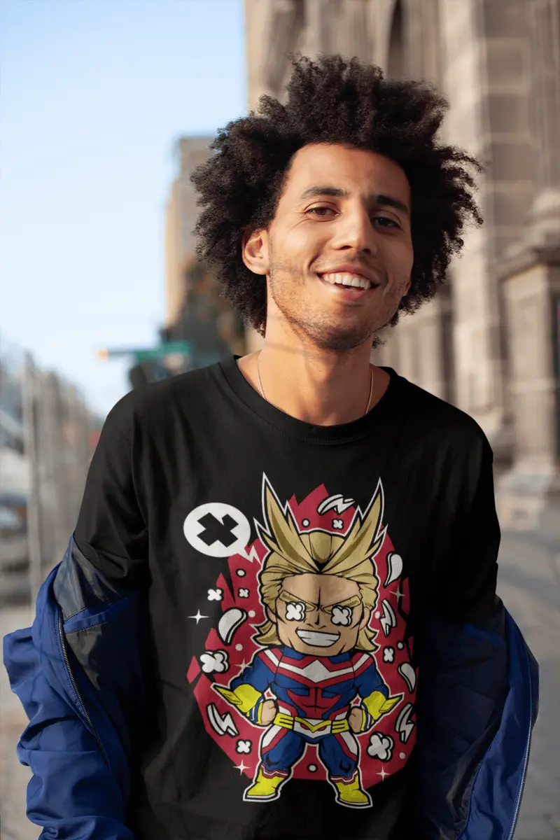 Ultrabasic Men's T-Shirt Symbol Of Peace - Superhero - Cartoon Shirt - Vintage 1