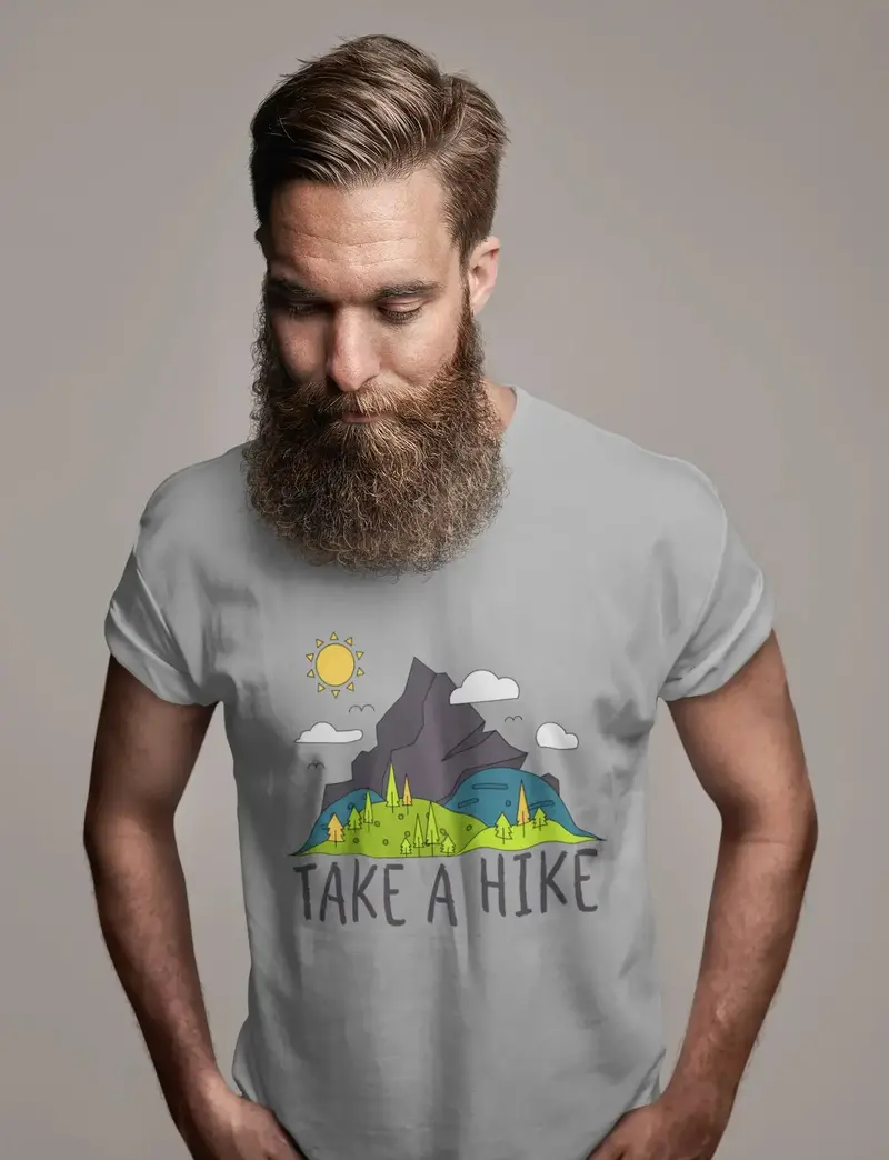 Ultrabasic Men's T-Shirt Take A Hike - Mountain Hiking Tee Shirt 1