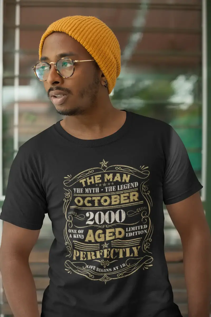 Ultrabasic Men's T-Shirt The Man Myth Legend 2000 Aged Perfectly 1