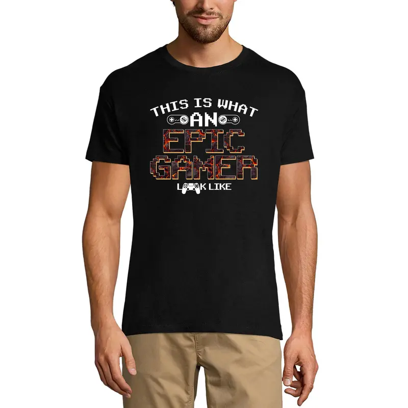 Ultrabasic Men's T-Shirt This Is What An Epic Gamer Look Like - Gaming Apparel 3