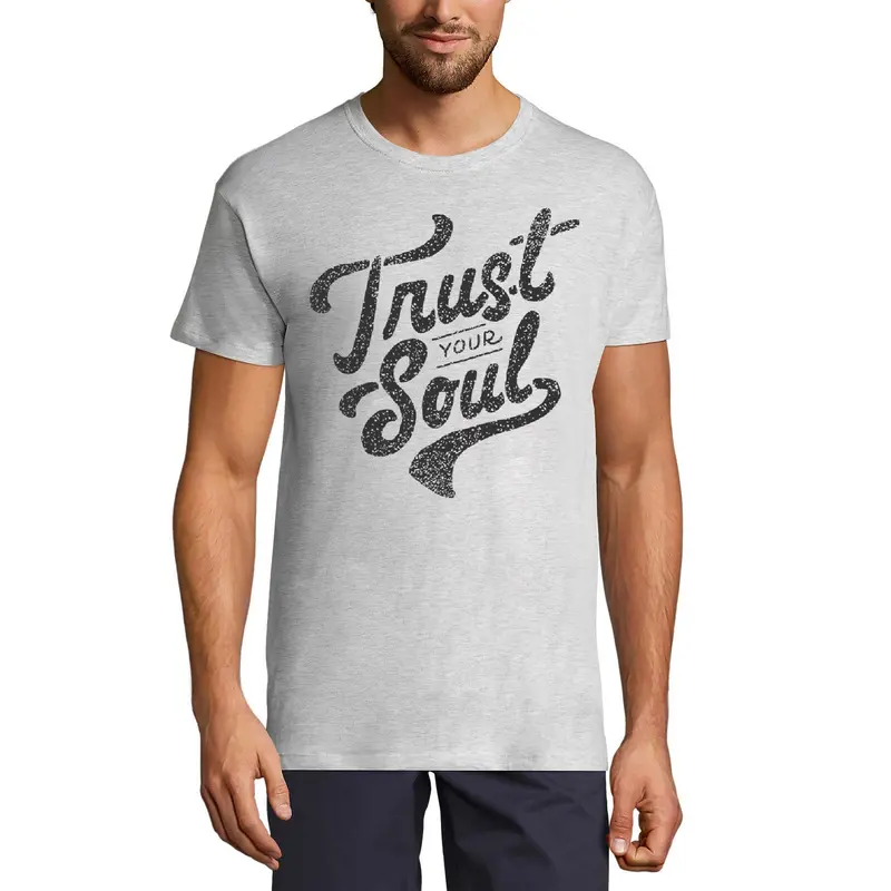 Ultrabasic Men's T-Shirt Trust Your Soul - Short Sleeve Tee Shirt 1