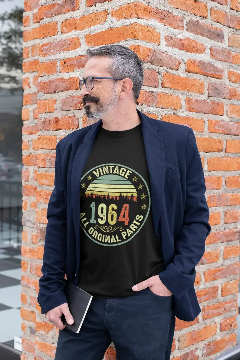 Ultrabasic Men's T-Shirt Vintage 1964 All Original Parts - Retro 57Th Birthday Gift Tee Shirt 1