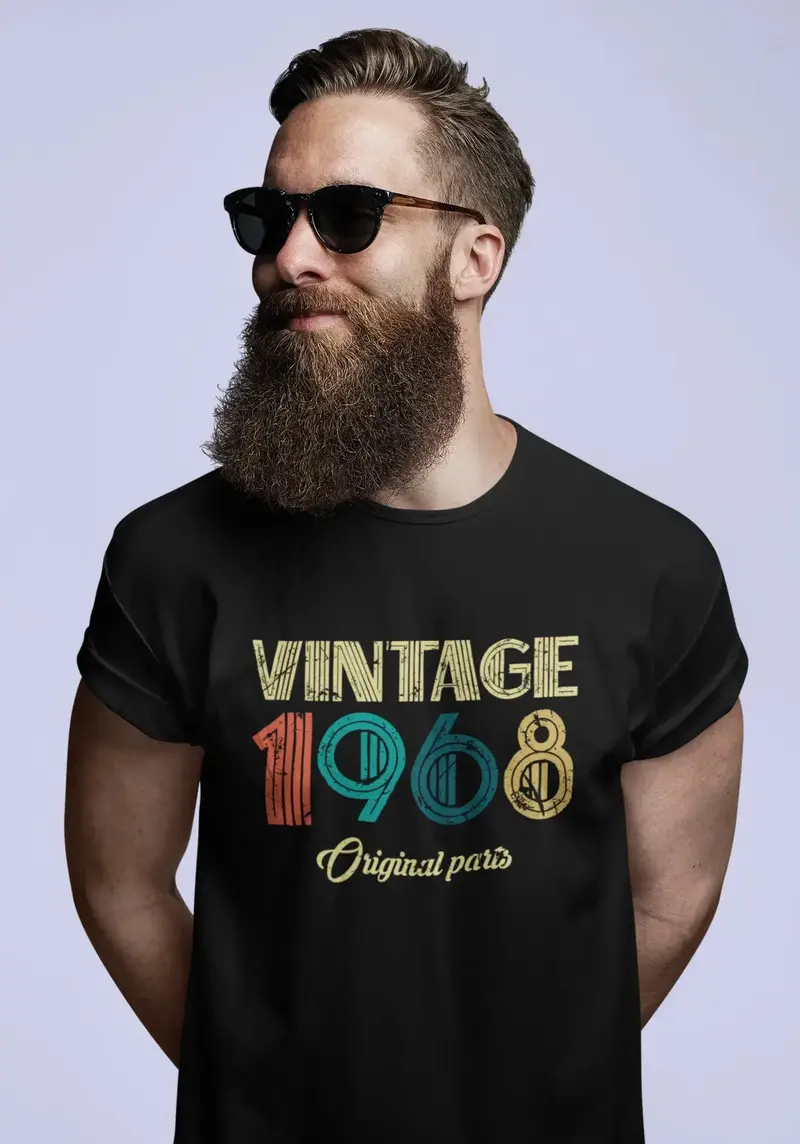 Ultrabasic Men's T-Shirt Vintage 1968 Original Parts - 52Nd Birthday Gift Tee Shirt 1