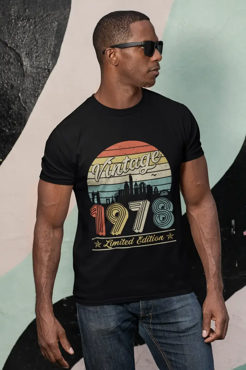 Ultrabasic Men's T-Shirt Vintage 1978 - Retro 43Rd Birthday Gift Tee Shirt 1